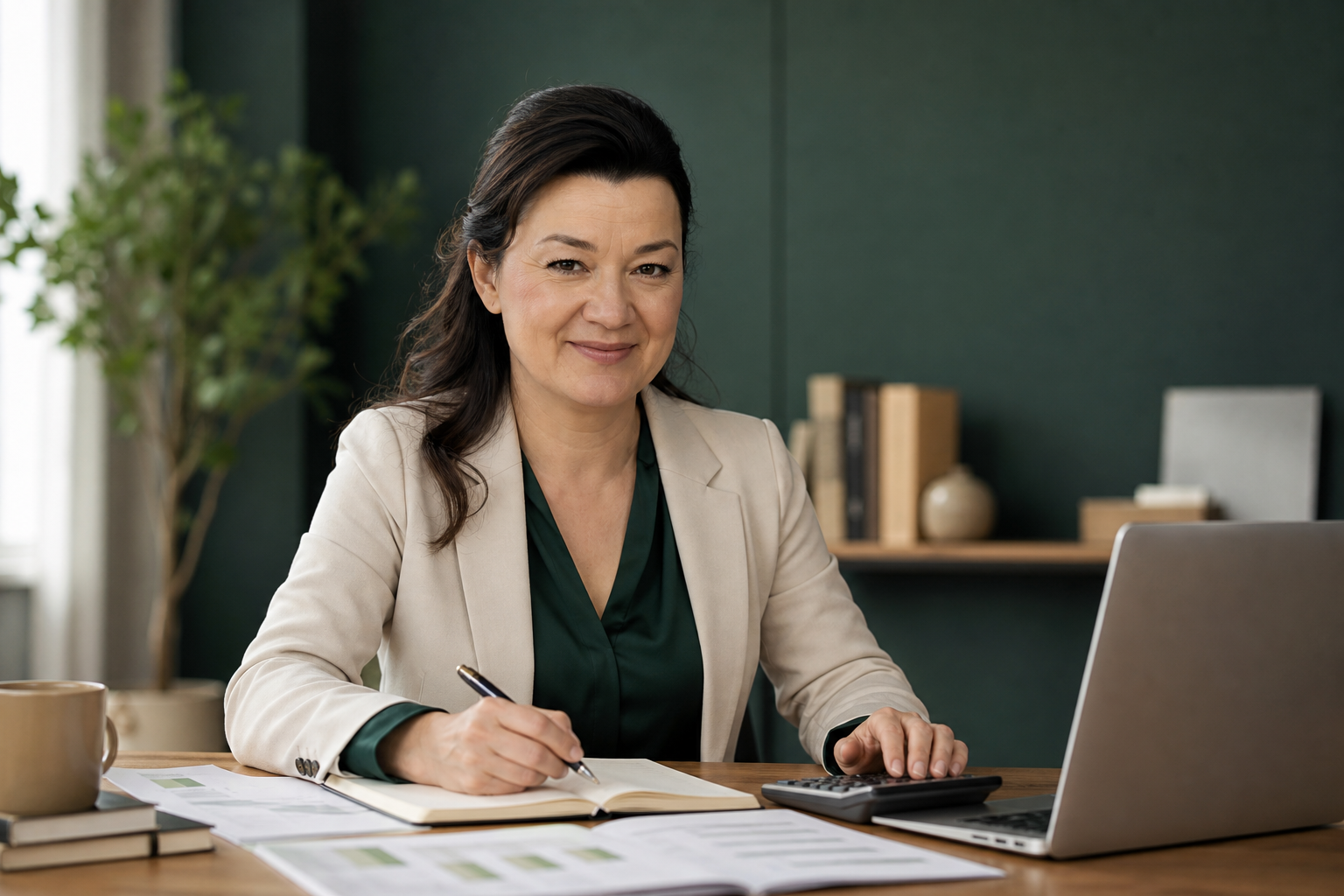 Asian accountant portrait